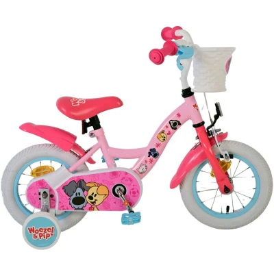 Afbeelding van Woezel &amp; Pip Kinderfiets Meisjes 12 inch Roze
