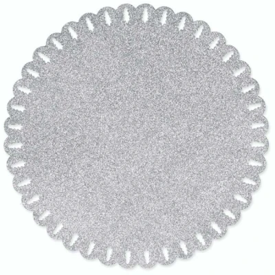 Afbeelding van Placemat Xmas tree zilver Unique Living