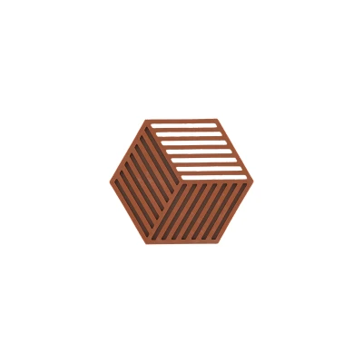 Afbeelding van Zone Potonderzetter Terracotta Hexagon