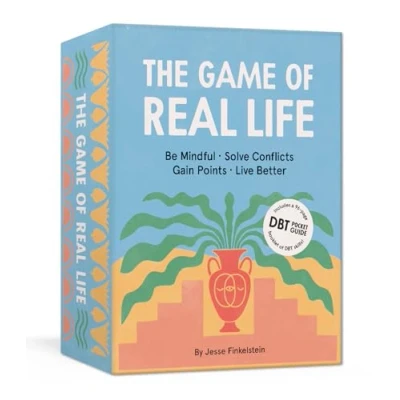 Afbeelding van The Game of Real Life: Be Mindful. Solve Conflicts. Gain Points. Live Better. (Includes a 96 Page Pocket Guide to Dbt Skills!) Card Games