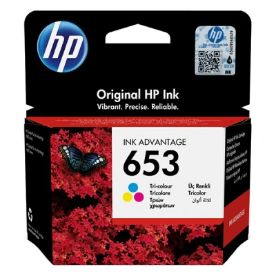 Image de HP 653 5 ml couleur (cyan magenta jaune) original Ink Advantage cartouche d&#039;encre pour DeskJet 2776 2374; Plus 6075 64XX
