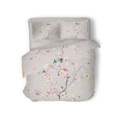 Afbeelding van Eleganzzz Dekbedovertrek Spring Breeze roze 240x200/220cm Micropercal Lits Jumeaux Dekbedovertrekken
