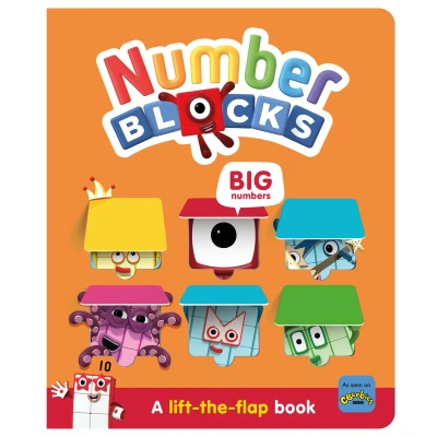Afbeelding van Numberblocks Lift the Flap Titles Big Numbers: A Book