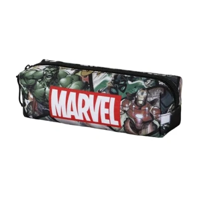 Afbeelding van Marvel Avengers Vierkante Etui Pennenzak Schooletui Hulk, Ironman, Captain America 22 x 9 7 CM