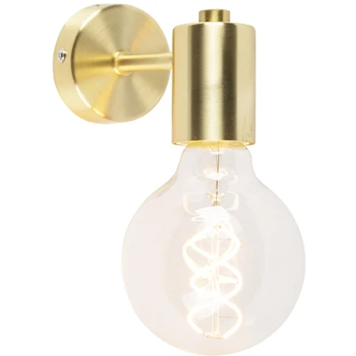 Afbeelding van QAZQA Smart Art Deco wandlamp goud incl. G95 WiFi lichtbron Facil
