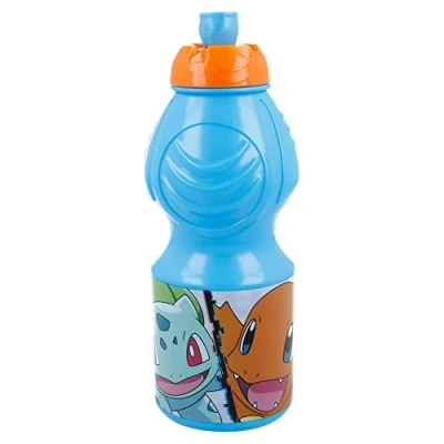 Afbeelding van Pokémon Drinkfles Junior 400 Ml Blauw/oranje