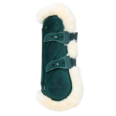 Image de Kentucky Protèges Tendons Bamboo Elastic Velvet Vegan Fourrure Vert foncé M