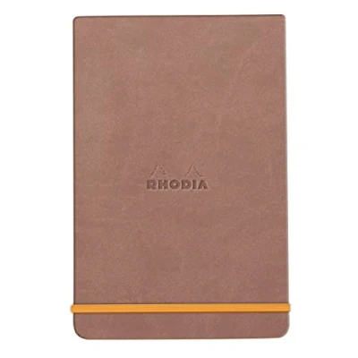 Afbeelding van Rhodia, Notitieboekje + schrijfblok, Notitieboekjes en schriften Rho (A6, Rijen, Hardcover)