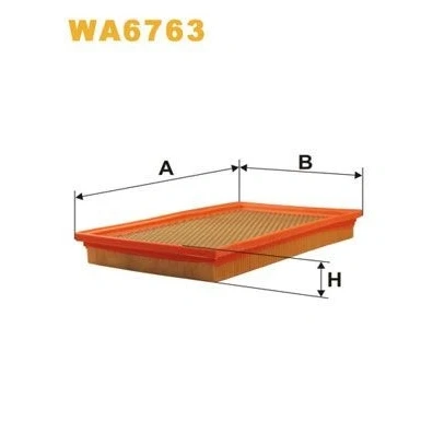 Afbeelding van WIX FILTERS WA6763 Luchtfilter 32 168 268 Filter insert FORD: FIESTA 4