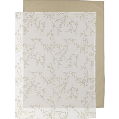 Afbeelding van Meyco Ledikantlaken 2 Pack Branches Sand