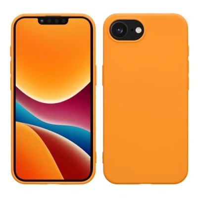 Afbeelding van kwmobile telefoonhoesje geschikt voor Apple iPhone 16e Hoesje smartphone Back cover in fruitig oranje