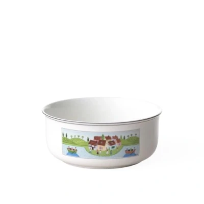 Afbeelding van Villeroy &amp; Boch Design Naif Holle plaat, 2 l, premium porselein, wit/meerkleurig