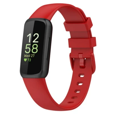 Afbeelding van Fitbit Inspire 3 Sportbandje met gesp Maat: Small Rood