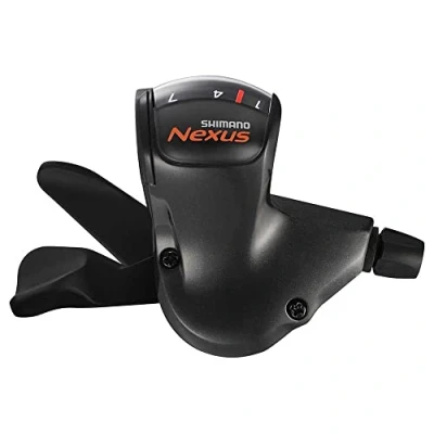 Afbeelding van Shimano Duimshifter Revo Nexus Sl 7s50 Rubber Zilver 3 delig