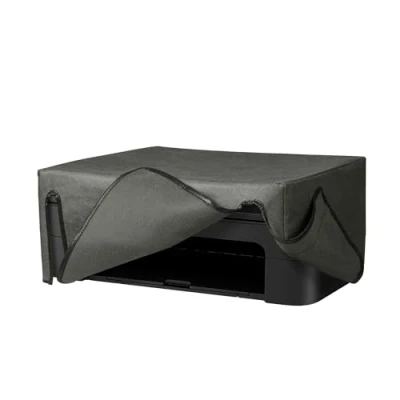 Afbeelding van kwmobile hoes geschikt voor Canon PIXMA TS3550i / TS3551i Beschermhoes printer Stofhoes in donkergrijs