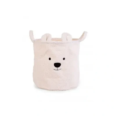 Afbeelding van Childhome Opbergmand Teddy 40cm Off White