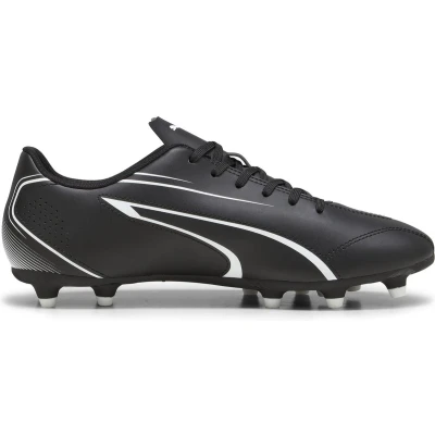 Afbeelding van Puma Vitoria FG/AG Voetbalschoenen met kunststof noppen, Heren, Maat: 42, Black/white Hoogwaardig imitatieleer