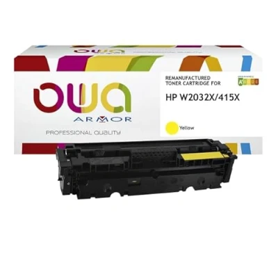 Afbeelding van OWA Geel compatibel tonercartridge (alternatief voor: HP W2032X) voor Color LaserJet Pro M454, MFP M479