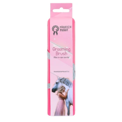 Image de Paardenpraat Brosse de Pansage Rose