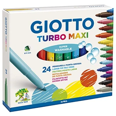 Afbeelding van Set Viltstiften Giotto F455000 (24 Onderdelen)