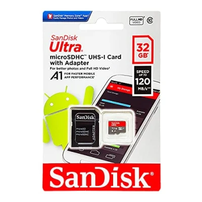 Afbeelding van SanDisk Ultra Flashgeheugenkaart (Adapter voor microSDHC naar SD inbegrepen) 32 GB A1 / UHS Class 1 Class10 I
