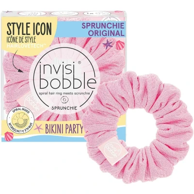 Afbeelding van invisibobble Roze Scrunchie Bikini Party Elastisch Haarelastiek Sterke grip Dames en heren Scrunchies Pink Design in het hart München