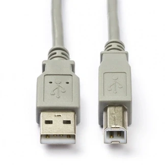 Afbeelding van USB A naar B kabel 1 meter 2.0 (480 Mbps)