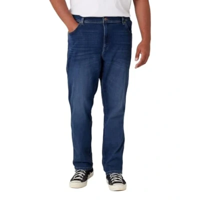 Afbeelding van Wrangler Texas Chino darkblue denim, Heren, Maat: 38x34, Dark blue denim