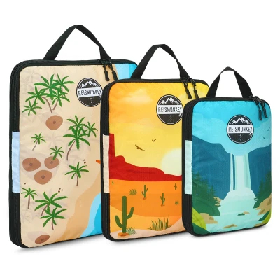 Afbeelding van Packing Cubes Compressie met de leukste print