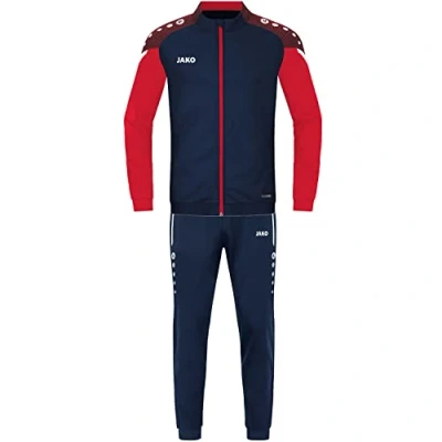Afbeelding van Trainingspak polyester Performance Marine/rood / 4XL
