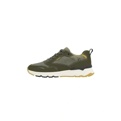 Afbeelding van Rieker Evolution U0903 Sneakers laag, Heren, Maat: 43, Khaki Veloursleer