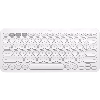 Afbeelding van Logitech K380 Draadloos Bluetooth Toetsenbord Qwerty ISO Offwhite