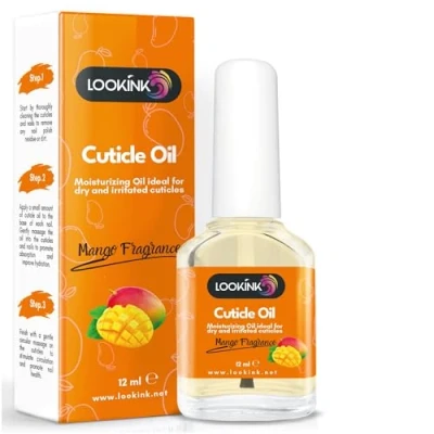 Afbeelding van Professionele nagelriemolie, 12 ml, hydraterende en voedende mango geur, voor hand voetnagelriemen, verzachter nagelriemen