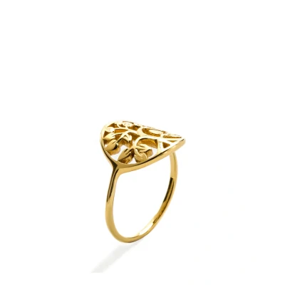 Afbeelding van Elli RING Ring, Dames, Maat: 54, Gold