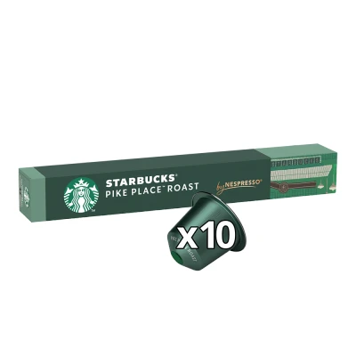 Image de 2,40 de remise 12 unités Starbucks Pike Place 10 capsules 720 g