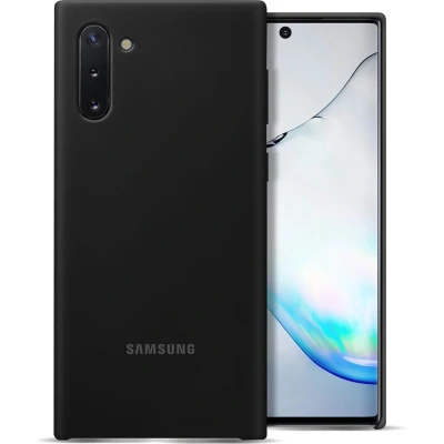 Afbeelding van Galaxy Note10 (5G) Silicone Cover zwart EF PN970TBEGWW