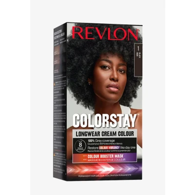 Afbeelding van Revlon HAIR Color COLORSTAY, Longwear Cream Colour Haarverf, Maat: 165 ml, Noir