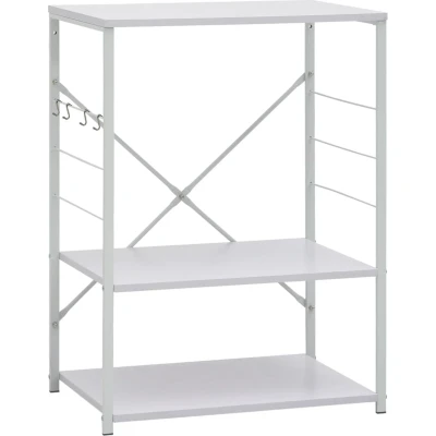 Afbeelding van Magnetronkast 60X39,6X79,5 Cm Bewerkt Hout