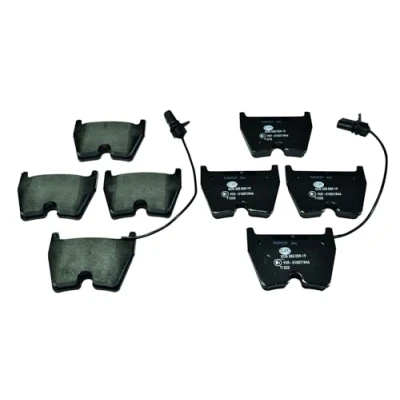 Afbeelding van HELLA 8DB 355 009 191 Remblokkenset Met slijtage waarschuwingscontact AUDI: A6 C5 Saloon, Avant, R8 Coupe, VOLKSWAGEN: Phaeton