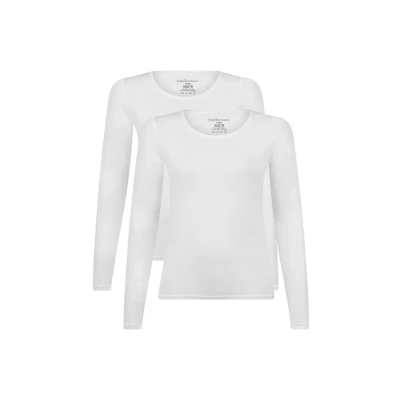Afbeelding van Bamboo Basics 2ER PACK Hemd, Dames, Maat: 36, White