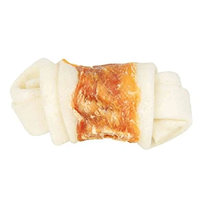 Afbeelding van Trixie Denta Fun Knotted Chicken Chewing Bones 70 GR 5 CM (404174)