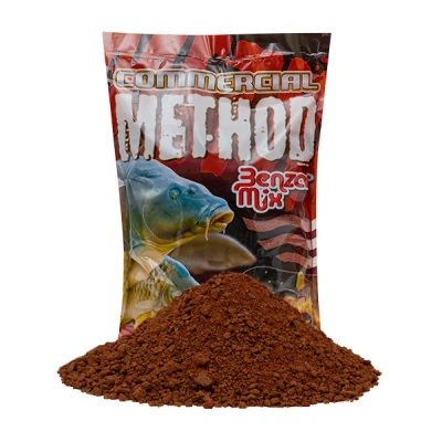 Afbeelding van Benzar Mix Commercial Groundbait And Pellet Red Krill Dark (800g) Lokvoer