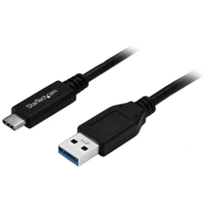 Afbeelding van Kabel USB A naar C Startech USB315AC1M Zwart