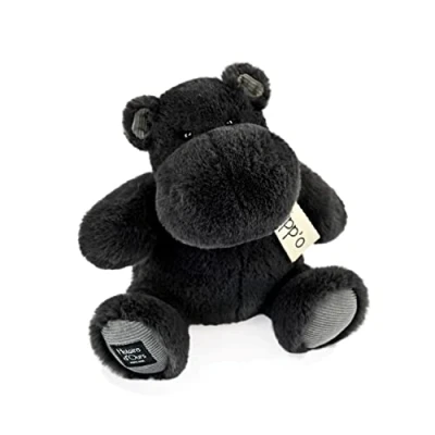 Afbeelding van Histoire d&#039;ours Pluche nijlpaard Hippo Antracietgrijs 25 cm HO3206