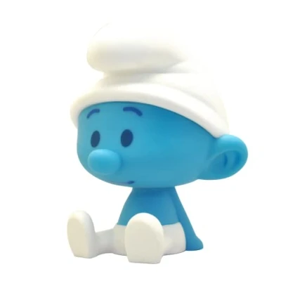 Afbeelding van Plastoy mini smurfen Chibi spaarpot 16cm