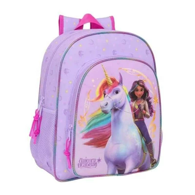 Afbeelding van Schoolrugzak Unicorn Academy Lila 32 x 38 12 cm