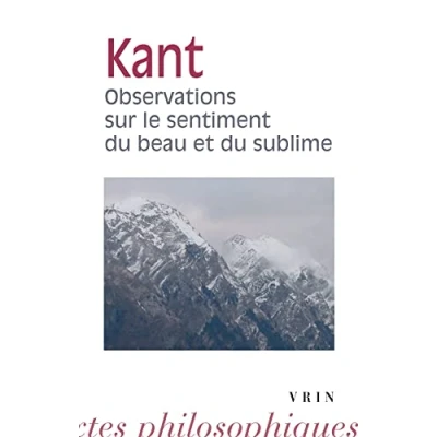 Afbeelding van Observations Sur Le Sentiment Du Beau Et Sublime.