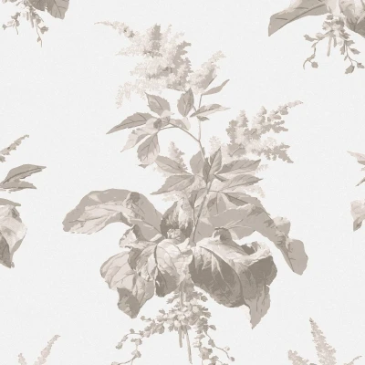 Afbeelding van Laura Ashley Vliesbehang Narberth Dove Grey Grijs