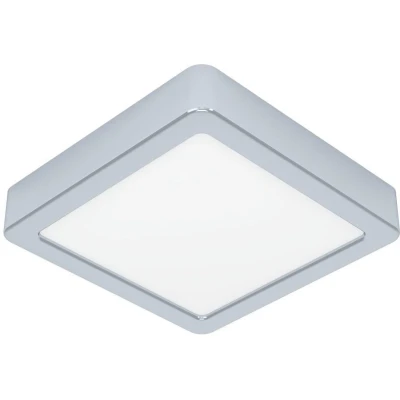 Afbeelding van LED plafondlamp Fueva 5 IP44 3000K chroom 16x16cm