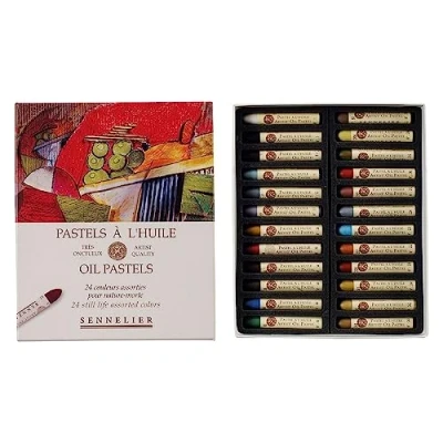 Afbeelding van SENNELIER 24 stuks oliepastel karton portret